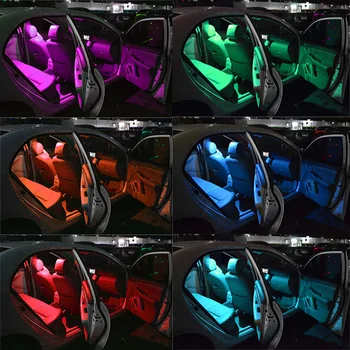 RGB Canbus LED T10 W5W Patvirtinimo Stovėjimo Šviesos Pleištas Šviesos Ford Focus 1 2 3 Fiesta 