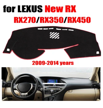 RKAC Automobilio prietaisų skydelio dangtelis, LEXUS naujų RX270 RX350 RX450 (2009-2013 m.) Kairės pusės ratai dashmat trinkelėmis brūkšnys apima auto priedai