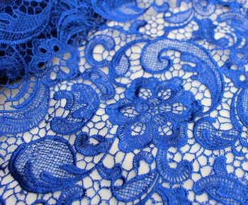 Royal blue Tirpsta Vandenyje trimatis Afrikos Sunkiosios Audiniai, Nėriniai, Vestuvių Nėrinių Suknelė