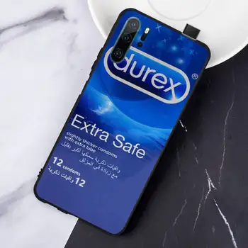 Seksualus prezervatyvas markės Durex dėžutėje Telefoną Atveju Huawei honor Mate P 10 20 30 40 Pro 10i 9 10 20 8 x Lite