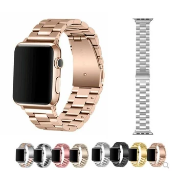 Serijos SE/6/5/4/3/2/1 Prabangių laikrodžių dirželiai juostos 38/40mm juostos, metalų, nerūdijančio plieno Apple watchbands nuorodą apyrankę 42/44mm