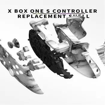 Shell Mygtuką -Xbox Vienas Plonas Korpusas Priedai Mod Kit Pakeitimo Pilnas Komplektas Padengti Būstą -Xbox One S Valdytojas