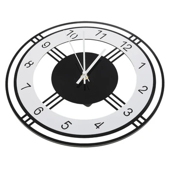 Silent Didelis Sieninis Laikrodis Modernus Dizainas, Baterijomis, Kvarco Kabinti Laikrodžiai, Namų Dekoro, Virtuvės Žiūrėti