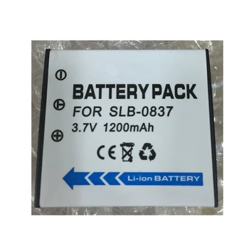 SLB-0837 SLB0837 ličio akumuliatorius SLB 0837 Skaitmeninio fotoaparato baterija Samsung i5 i6 i50 L60 NV3 NV7 z1