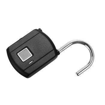 Smart Keyless Elektroninį pirštų Atspaudų Užrakto Saugumą USB Įkrovimo Spynos, Durų Anti-theft Bagažo Atveju Užraktas Saugius Namus Saugos