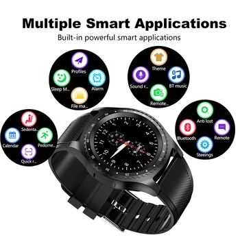 Smart watch vyrų, Moterų Sporto žiūrėti Spalvos LED Touch 