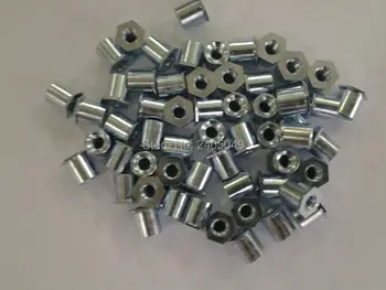 SOA-3.5M3-4 Thru-hole sriegiu Standoffs Aliuminio 6061 Pobūdžio PEM Standartas Sandėlyje Pagaminta Kinijoje