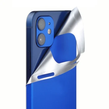 Spalvinga Ledo Matinis Odos Plėvelės Wrap Odos Telefoną Atgal Lipdukas iPhone 12 Pro Max 12 Mini Pro 11 XS MAX XR X 8 7 6S Plus SE 2020 m.