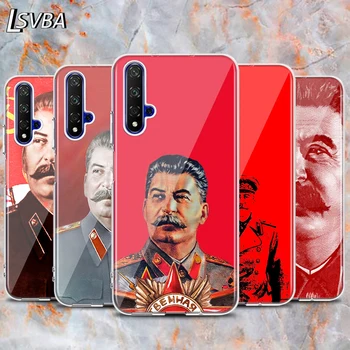 Stalino Sovietų Sąjungos Silikoninis Dangtelis Huawei Honor 20 20S V20 8S 8C 8X 8 7S, 7A 7C Pro Super Šviesus Blizgus Telefono dėklas