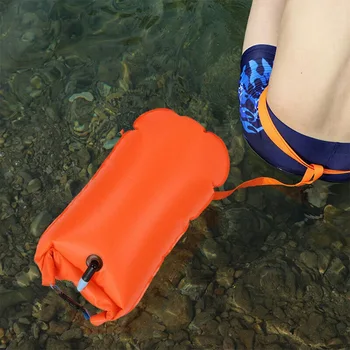 Sutirštės Dvigubas oro Pagalvės Pripučiamos Plaukimo Maišelį Žiedas PVC Lifebuoy Plūduro Išvengti Skendimo Plaukti Anti-knarkimas Saugojimo Vandeniui