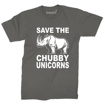 T-Marškinėliai 2019 Prekės Išsaugoti Išsipūtęs Vienaragiai T-Shirt Juokinga Rhino Hipster Geek Dovanų Medvilnė Tee Hoodies