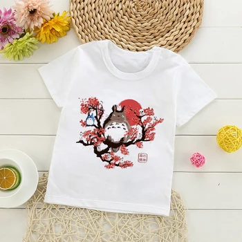 Totoro didelis nerimauti kūdikio marškinėlius drabužius anime alt dziecko drabužius paaugliams