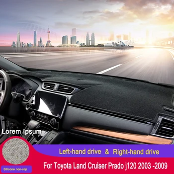 Toyota Land Cruiser Prado j120 2003 -2009 Automobilių Stilius Apima Dashmat Brūkšnys Mat Saulė Pavėsyje, prietaisų Skydelio Dangtelį Capter 2004