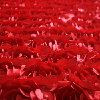 Trimatis rose audinys 3D žiedai balti festivalis vestuvių kilimų medžiaga tuščiaviduriai iš vestuvių suknelė audinys 140wide rose