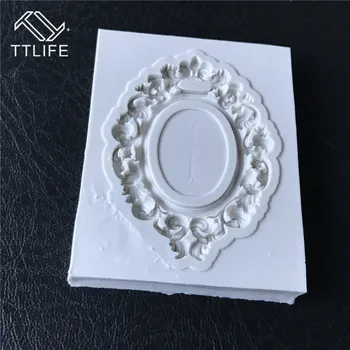 TTLIFE Rėmo Silikono formos minkštas pelėsių tortas dekoravimo priemonės šokolado gumpaste pelėsių kepimo įrankiai slapukas trafaretas įrankiai