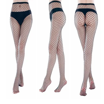 Tuščiaviduriai seksualios pėdkelnės juoda tinklelio kojinės klubas šalies ruožas dugno žvejybos tinklas kojinės, kojinės, pėdkelnės aukštos kokybės moterų