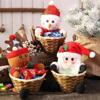 UK Kalėdų Vaisių Dėžutė Saldainių Saugojimo Krepšys Konteinerių Kalėdos Namų Dekoravimo, Dovanų