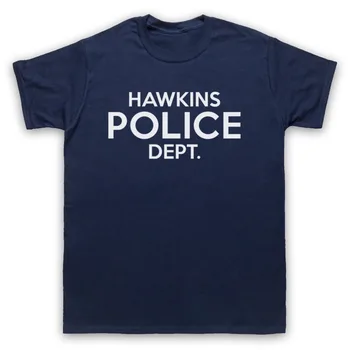 Unikalus Dizainas Vasaros Vyrų Hip-Hop Street Pratęsti Vyrų Hawkins Policijos Departamento (Pd) Nepažįstamasis Ko, paskatino Neoficiali Medvilnės Marškinėliai