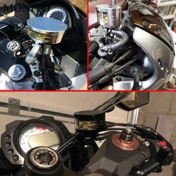 Universalūs Motociklo Stabdžių ir Sankabos Bakas Cilindrų Skysčiu Naftos Rezervuarą Taurės Suzuki BURGMAN 400 HAYABUSA GSXR1300 B-KING SFV650