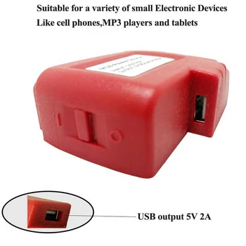 USB Adapteris, Įkroviklis Maitinimo Šaltinis Milwaukee 18V Li-ion Baterijos M18 USB Įkrovimo Konverterio Maitinimas