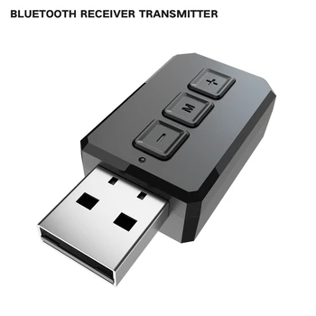 USB Bluetooth 5.0 o Imtuvas Siųstuvas AS X 3.5 MM Lizdas, Stereo Belaidžio ryšio Adapterių prijungimo įtaisas su Mic Automobilių TV PC