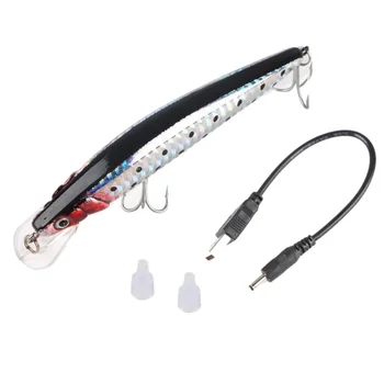 USB Įkrovimo žvejybos įrankiai, Mirksi LED šviesos Trūkčiojimas Žvejybos Masalas, Elektros Žvejybos Masalų Pro