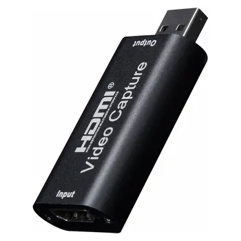 USB2.0 HDMI užfiksuoti kortelė palaiko OBS Gyvai įrašyti langelyje Adapterio plokštę HD capture Mokymo įrašymą vaizdo