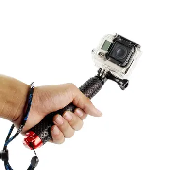 Už Gopro3+ 19Inch Nardymo Lazdelės Aliuminio Nešiojamą Selfie Stick Nardymo Speciali Sportinė Kamera Selfie Stick Patvarus