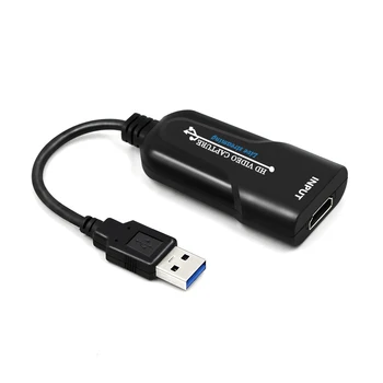 Už PS4 Žaidimas Mini Video Capture Card USB 3.0 HDMI Video Grabber Įrašyti Langelyje DVD vaizdo Kamera HD Kamera, Įrašo Transliacija
