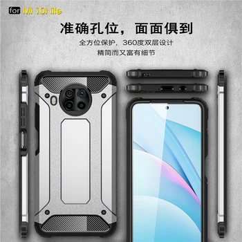 Už Xiaomi Mi 10i 5G Atveju antidetonaciniai Bamperis Patikima Šarvai Galinį Dangtelį Mi 10i 10T Lite 5G Silikoninis Telefono dėklas, Skirtas Xiaomi Mi 10i 5G
