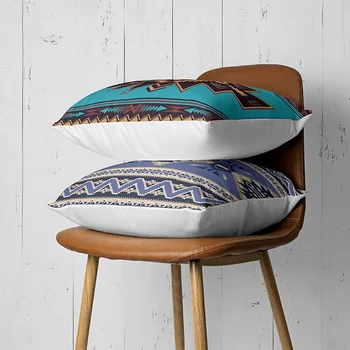 Užvalkalas Retro geometrinis spausdinti sofos pagalvę padengti namų ūkių juosmens užvalkalas automobilių pagalvėlė padengti 45*45 be pagalvės core