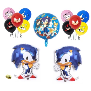 Vaikams, Žaislai, Sonic Latekso Golobs Sonic The Hedgehog Balioną Už Gimtadienio Apdaila