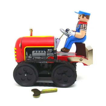 Vaikystės Atminties Antikvariniai Alavo Žaislai Retro Vėjo iki Metalo Transporto priemonių, Žaislų Automobiliai Zakka Namų Dekoro Ūkio Tracker