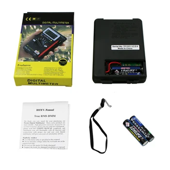 VC921 Multimetras LCD Ekranas DMM Integruota Kišeninių Pocket Mini Skaitmeninis Multimetras Su Bandymų Veda naujas