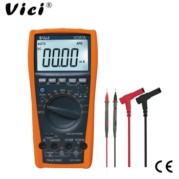VICI VC97A 3 3/4 Auto Asortimentą LCD Skaitmeninis Multimetras DMM AC DC 1000V Voltmeter Ammeter Talpą, Atsparumas Diodo Srovės Matuoklis