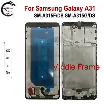 Vidurinis Rėmelis, Skirtas Samsung Galaxy A31 2020 A315 Rėmo SM-A315F/DS SM-A315G/DS Korpuso Dangtis A315F Telefono rėmo Pakeitimo