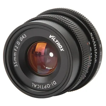 Viltrox 35mm F2 Plataus Kampo Didelė Diafragma, Fiksuoto Premjero Fotoaparato Objektyvas Sony NEX E viso Kadro A7 A7SII A7RII A7R A6300 A6000 NEX-7