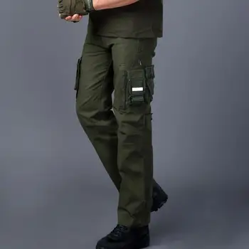 Vyrai Karinės Kelnes JAV Policijos Kovos su Taktinis Krovinių Kelnės 2020 Armijos Pajėgų Airsoft Multi-pocket Medvilnės Kelnės Žmogus, Kombinezonai w795