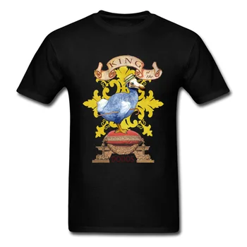 Vyrai T-shirt 2018 King Of The Dodos Marškinėliai Medvilnės Mens Viršūnes Marškinėlius Vasaros Juokinga Drabužius Animacinių filmų Spausdinti Trišakiai Plius Dydis