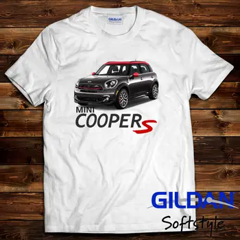 VYRIŠKI T-Shirt 2019 Naujausias Naujas Mini Cooper Automobilio Logotipas White T-Shirt S M L XL 2XL Medvilnės Marškinėliai