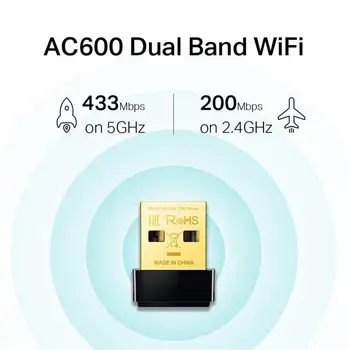 WiFi imtuvas TP-Link ArcherT2U nano AC600