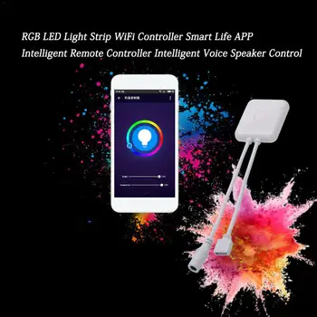 WIFI RGB LED Šviesos Juostelės Valdytojas Balso Valdiklis Smart Gyvenimą PROGRAMĄ 