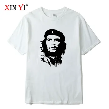 XIN YI vyriški T-shirt Viršuje Quality medvilnės che guevaros revoliucijos spausdinimo kietas laisvi o-kaklo vyrų marškinėlius (t-shirt vyrai tee marškinėliai