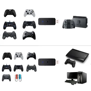 Xunbeifang USB Žaidimas, Valdiklis, keitiklis, Adapteris, Skirtas NS /PS4 /PS3 /Xbox Vienas gamepad valdytojas žaisti už Jungiklis/ PS3/PC