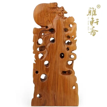 Ya Xuanzhai raudonmedžio amatų (medžio drožybos apdailos Feng Shui Žalia Santalas 