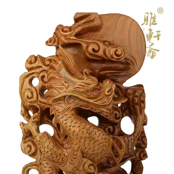 Ya Xuanzhai raudonmedžio amatų (medžio drožybos apdailos Feng Shui Žalia Santalas 