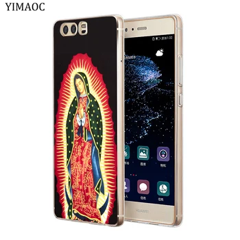 YIMAOC Virgen de Guadalupe vitražo meno Minkštas Telefoną Atveju Huawei Mate 30 20 Pro 10 Lite Nova 5I 4 3i 3 2i 2 Lite Dangtis