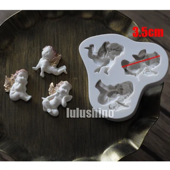 Yueyue Sugarcraft 1 vnt Kūdikių silikono formos minkštas pelėsių tortas dekoravimo priemonės šokolado gumpaste pelėsių CK-SM-166