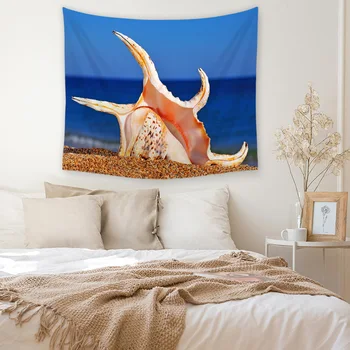 Zeegle Sienos Kabo Iškylą, Mat Antklodė Paplūdimio Rankšluostį Naktiniai Jogos Kilimėlis Miegamasis Sąskaitą Office Gobelenas 3D Paplūdimio Modelis Gobelenas