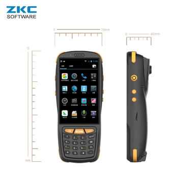 ZKC PDA3503S GPRS, GSM, 3G, 4G, Android Patikima Nešiojamą Mobilųjį Telefoną, Kompiuterį, brūkšninių kodų Qr code Skaitytuvas NFC RFID Skaitytuvą